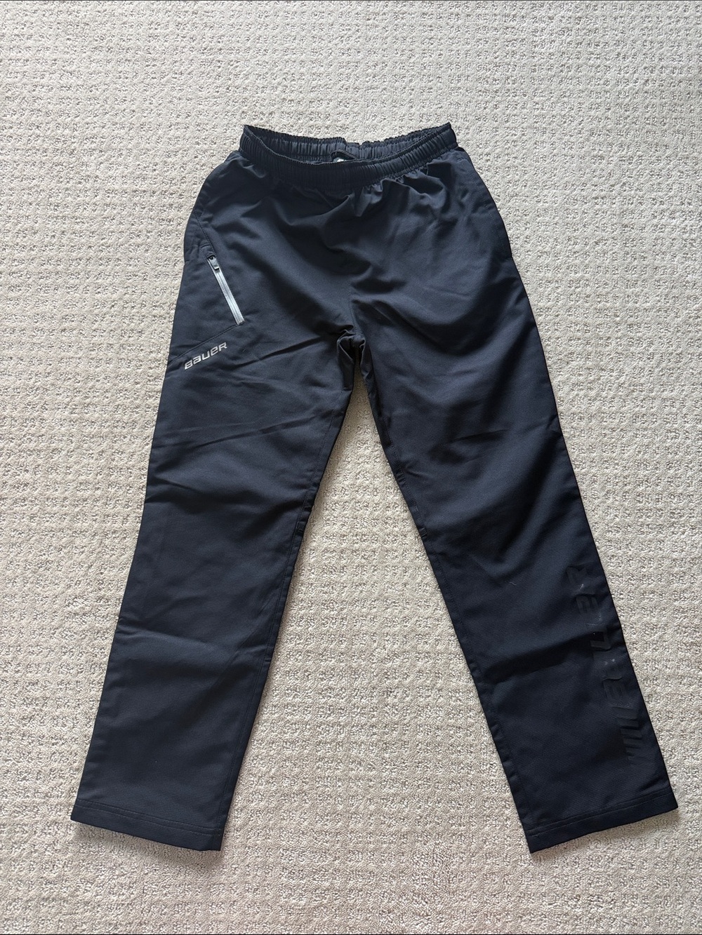Bauer black pants - youth medium